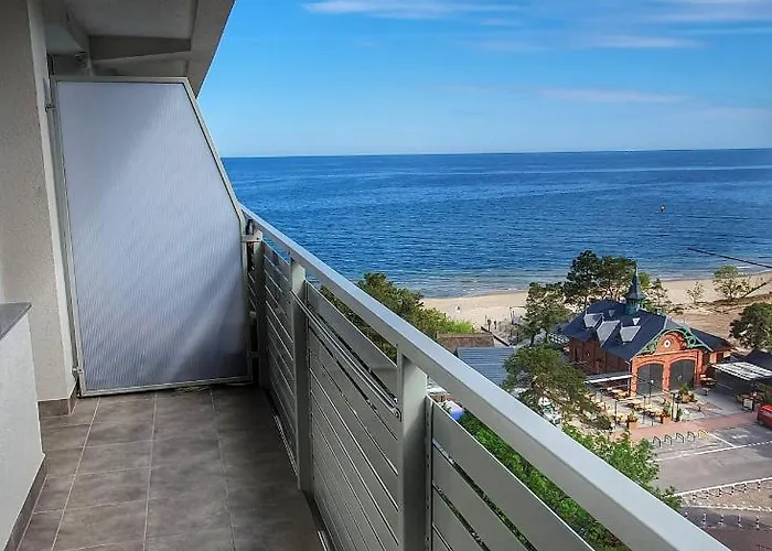 Holidayhomepl Slavia New 600 Z Balkonem Przy Plazy Miedzyzdroje